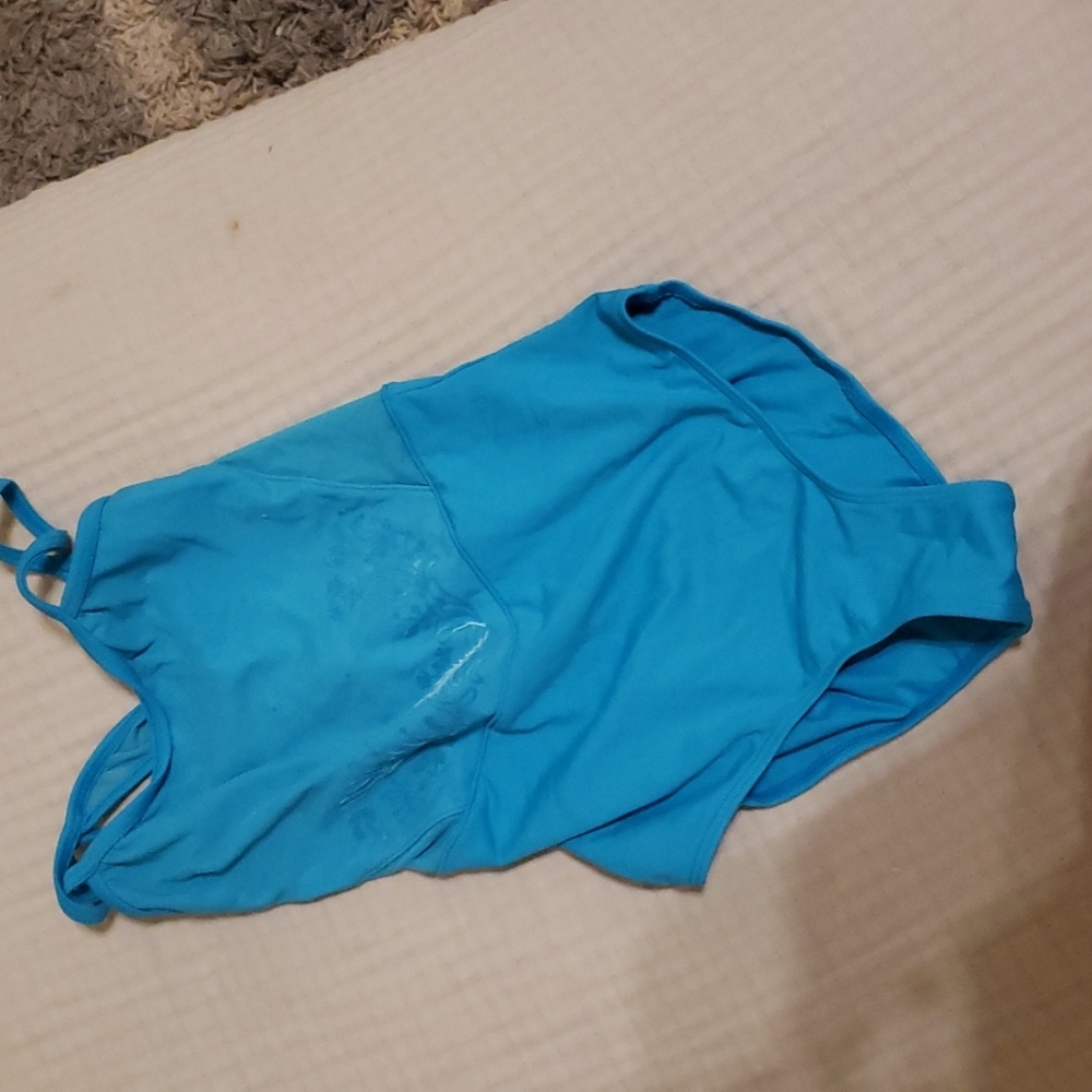 Sky blue body suit/leotard